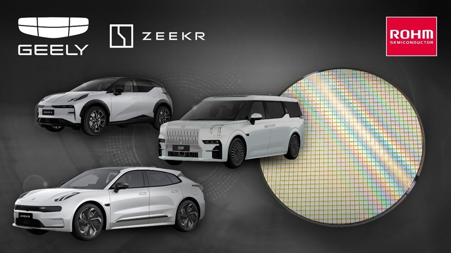 ROHM’s 4th Gen SiC MOSFETs Power Three Geely ZEEKR EV Models